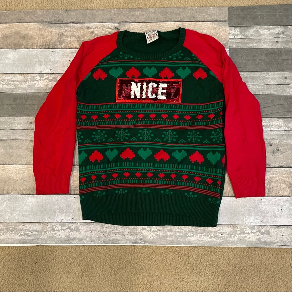 Cute Christmas sweater size 14-16